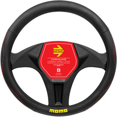 MOMO Street Steering Wheel Cover Black/Red (S)