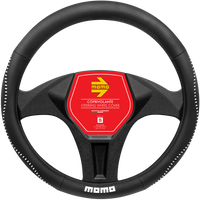 MOMO Street Steering Wheel Cover Black/White (S)