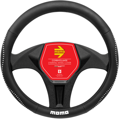 MOMO Street Steering Wheel Cover Black/White (M)