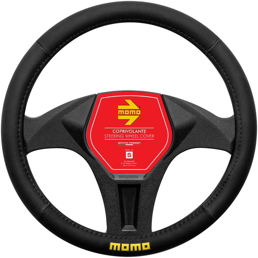 MOMO Easy Steering Wheel Cover Black/Black (S)