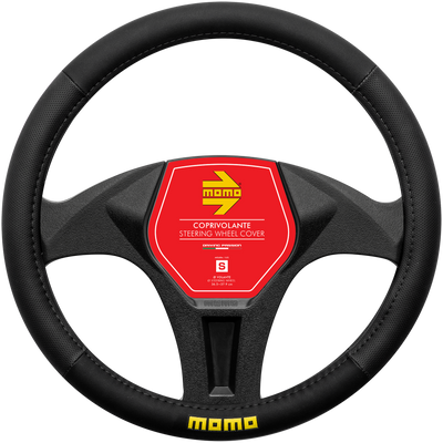 MOMO Easy Steering Wheel Cover Black/Black (M)