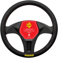 MOMO Easy Steering Wheel Cover Black/Red (M)