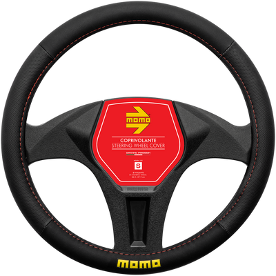 MOMO Easy Steering Wheel Cover Black/Red (S)