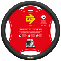 MOMO Truck Easy Steering Wheel Cover Black/Black (M)