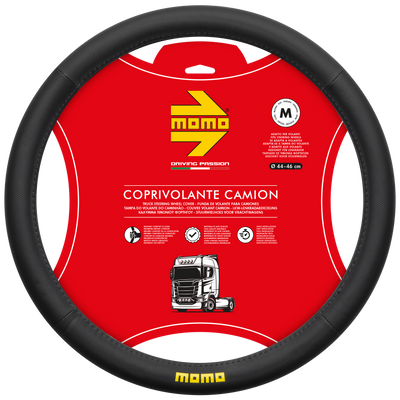 MOMO Truck Easy Steering Wheel Cover Black/Black (M)