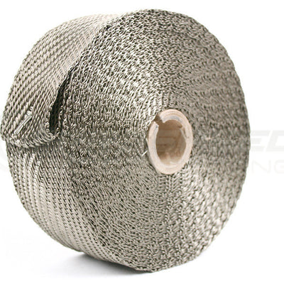 PSR Titanium Heat Wrap 10m x 60mm Roll w/Stainless Steel Ties
