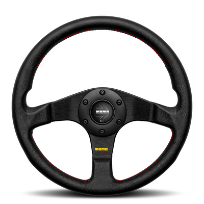MOMO Tuner Black Leather 320mm Steering Wheel - VTUNERBLK32R