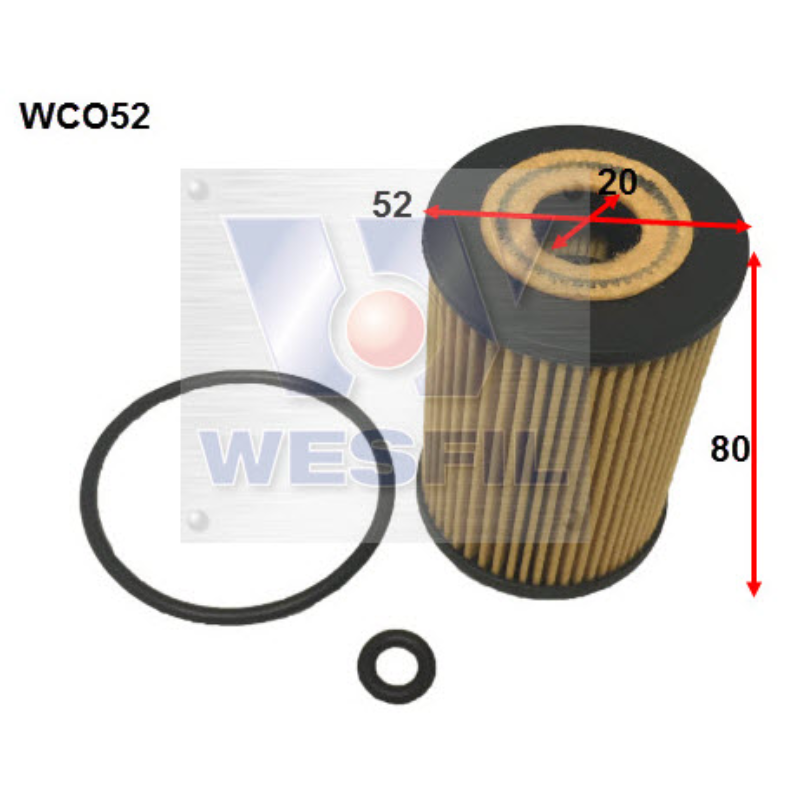 Wesfil OIL FILTER R2678P MERCEDES - WCO52