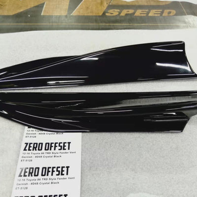 TRD Style Fender Vent Garnish for Toyota 86 (ZN6) 2012-2016