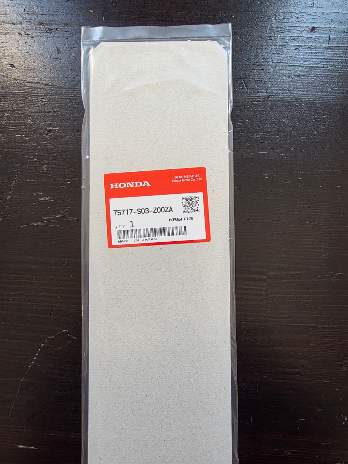 HONDA OEM TYPE 3 REAR TYPE R DECAL CIVIC EK9