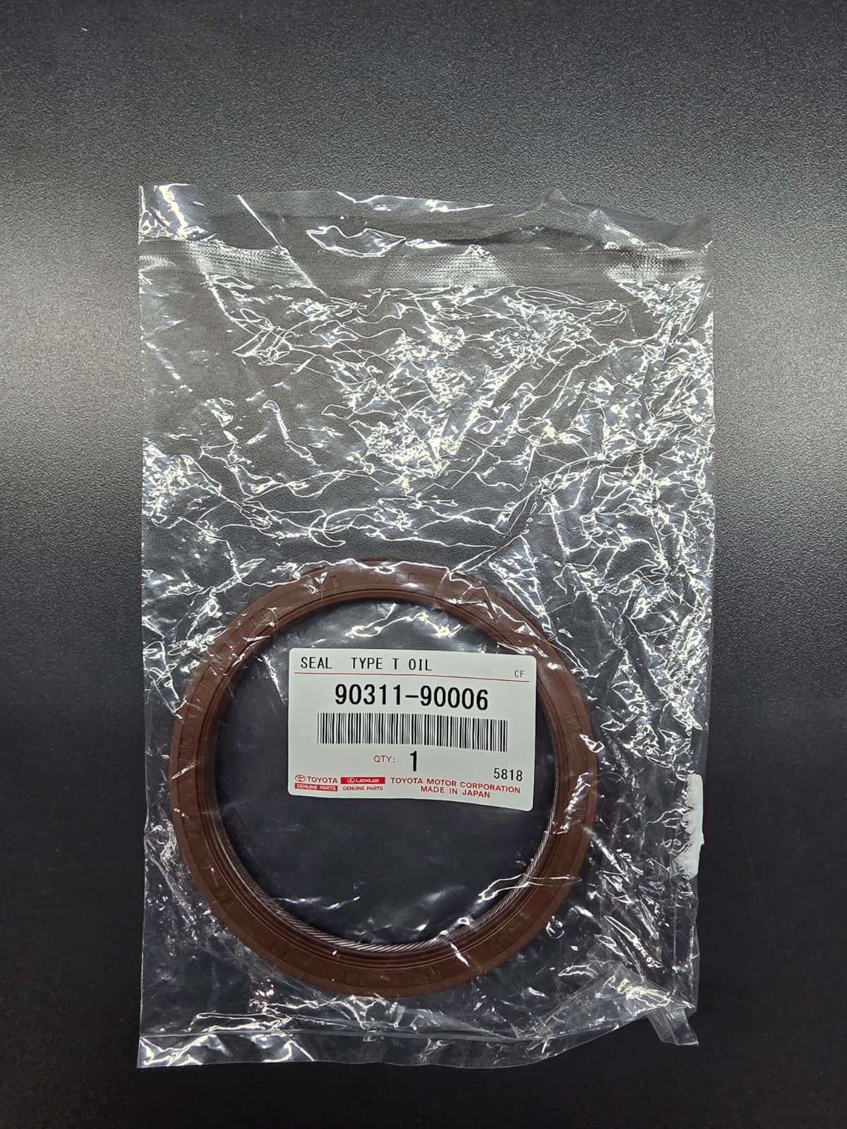 Toyota Genuine OEM 1JZ & 2JZ Rear Main Seal - 90311-90006