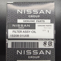NISSAN GENUINE OEM OIL FILTER Fits Nissan R35 GTR VR38DETT 15208-31U0B