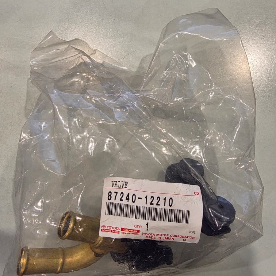 Toyota Genuine AE86 COROLLA Heater Water Valve Assembly 87240-12210