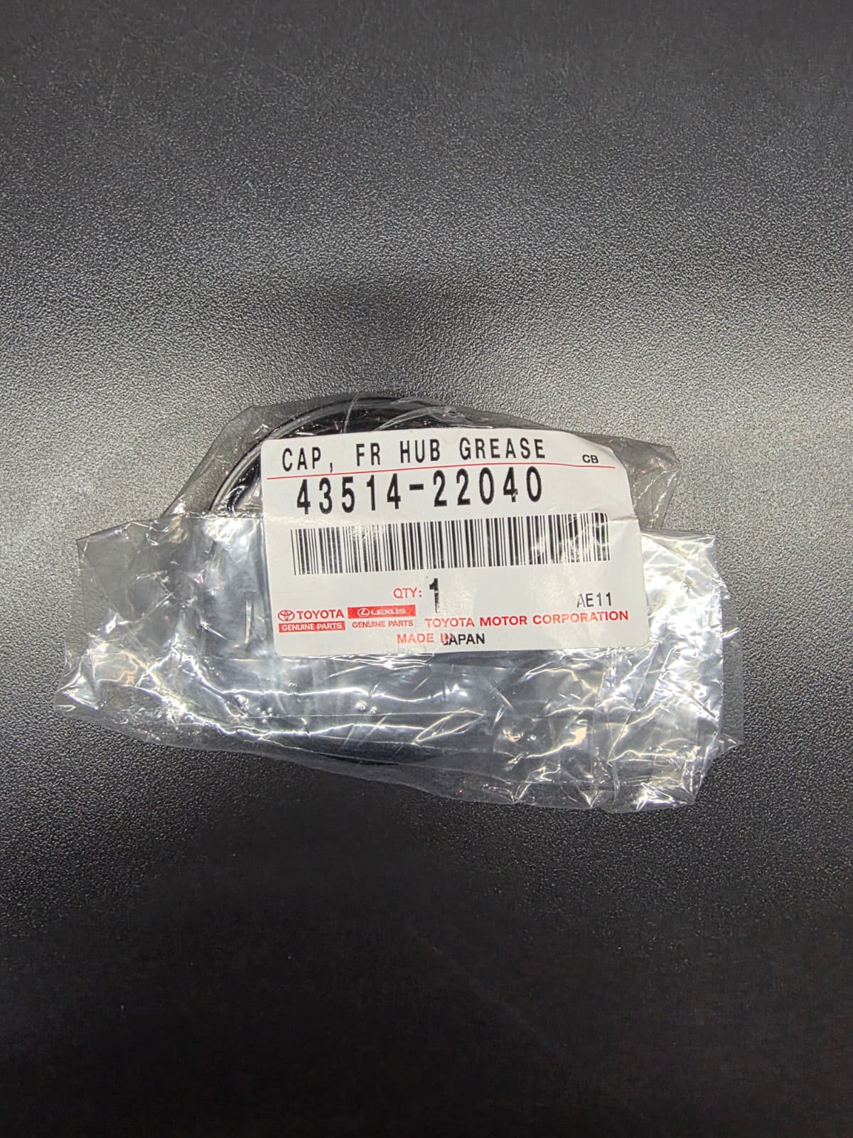 Toyota Genuine Front Axle Hub Grease Cap | JZX100 SXE10 IS300 43514-22040