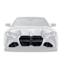BMW G80 G81 M3/G82 G83 M4 Front Bumper Dry Carbon Fiber Grille & Duct Vents for ADRO Front Bumper 2020+