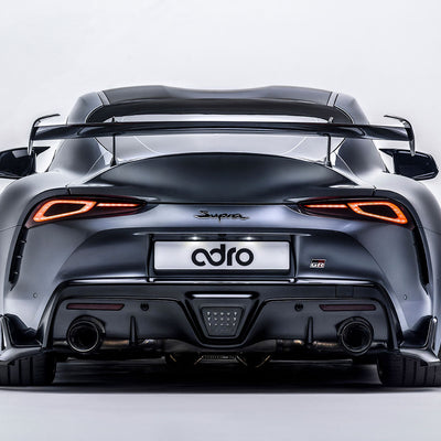 Toyota GR Supra A90 Carbon Fiber AT-R2 Swan Neck Wing 2019+