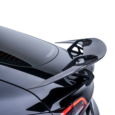Tesla Model 3 Carbon Fiber AT-S Swan Neck Wing 2019-2023