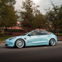 Tesla Model 3 Carbon Fiber Side Skirts V2 2019-2023