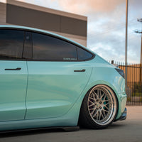 Tesla Model 3 Carbon Fiber Side Skirts V2 2019-2023