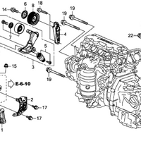 Honda Genuine TENSIONER PULLEY SET - FK8 31189-51B-H02