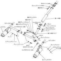 HKS Hi-Power SPEC-L II EXHAUST For MITSUBISHI LANCER EVOLUTION 10 X CZ4A EVOX EVO10