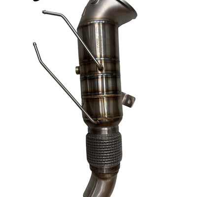 Active Autowerke B58N Downpipe w Active Aflow Cat and GPF – 2025+ M340 M440