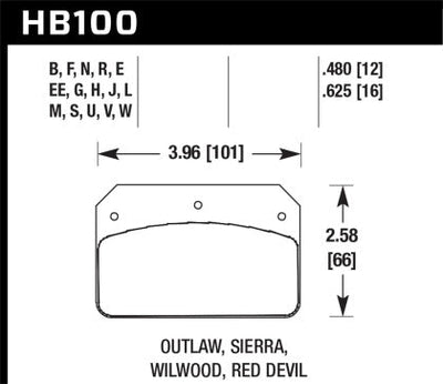 Hawk Performance HP+ Brake Pads