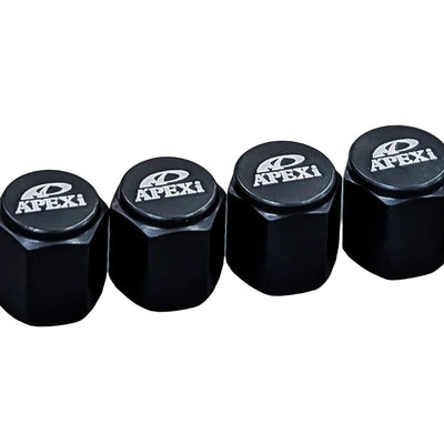 APEXi - Aluminum Valve Cap Set (4pcs) - Black or Red