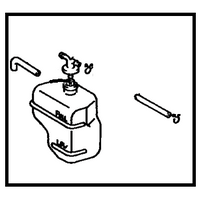 Toyota Genuine Reserve Tank Cap Sub-Assembly 16405-16030