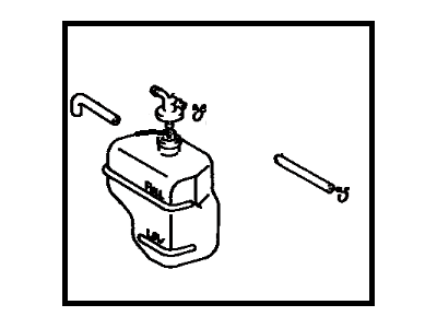 Toyota Genuine Reserve Tank Cap Sub-Assembly 16405-16030