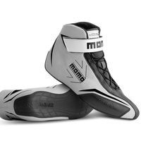 MOMO Corsa Lite Grey FIA Approved Race Boots Size 43