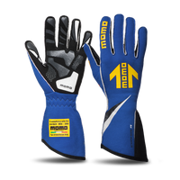 MOMO Corsa R Blue FIA Approved Race Gloves Size 10