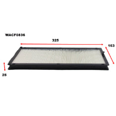Wesfil CABIN FILTER RCA125P BMW WACF0836