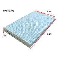 Wesfil CABIN FILTER RCA416P NISSAN WACF0303