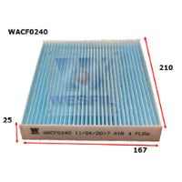 Wesfil CABIN FILTER KIA WACF0240