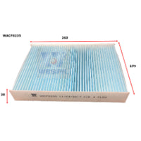 Wesfil CABIN FILTER RCA385P RENAULTWACF0235