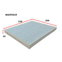 Wesfil CABIN FILTER LDV WACF0315