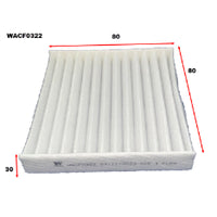 Wesfil CABIN FILTER HINO FILTER MEDIA ONLY HINO WACF0322