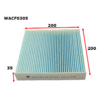 Wesfil CABIN FILTER SSANGYONG WACF0305