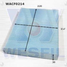 Wesfil CABIN FILTER RCA357C JEEPWACF0214