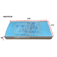 Wesfil CABIN FILTER CITROEN/FIAT/PEUGEOTWACF0236