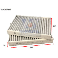 Wesfil CABIN FILTER RCA383P IVECO WACF0252