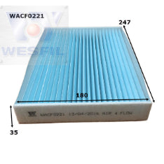 Wesfil CABIN FILTER RCA329P NISSANWACF0221