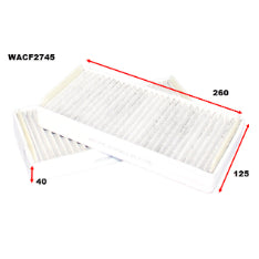 Wesfil CABIN FILTER RCA141P MERCEDES WACF2745