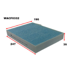 Wesfil CABIN FILTER RCA486M CHERY WACF0332
