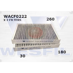 Wesfil CABIN FILTER RCA402MS MERCEDESWACF0222