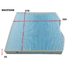 Wesfil CABIN FILTER RCA406P LDV WACF0289