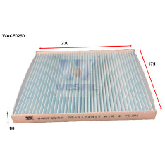 Wesfil CABIN FILTER RCA265P FIAT WACF0250