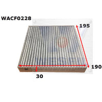 Wesfil CABIN FILTER JAGUAR WACF0228