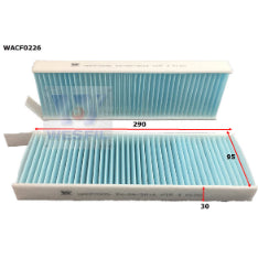 Wesfil CABIN FILTER RCA341C CITROEN/PEUGEOTWACF0226